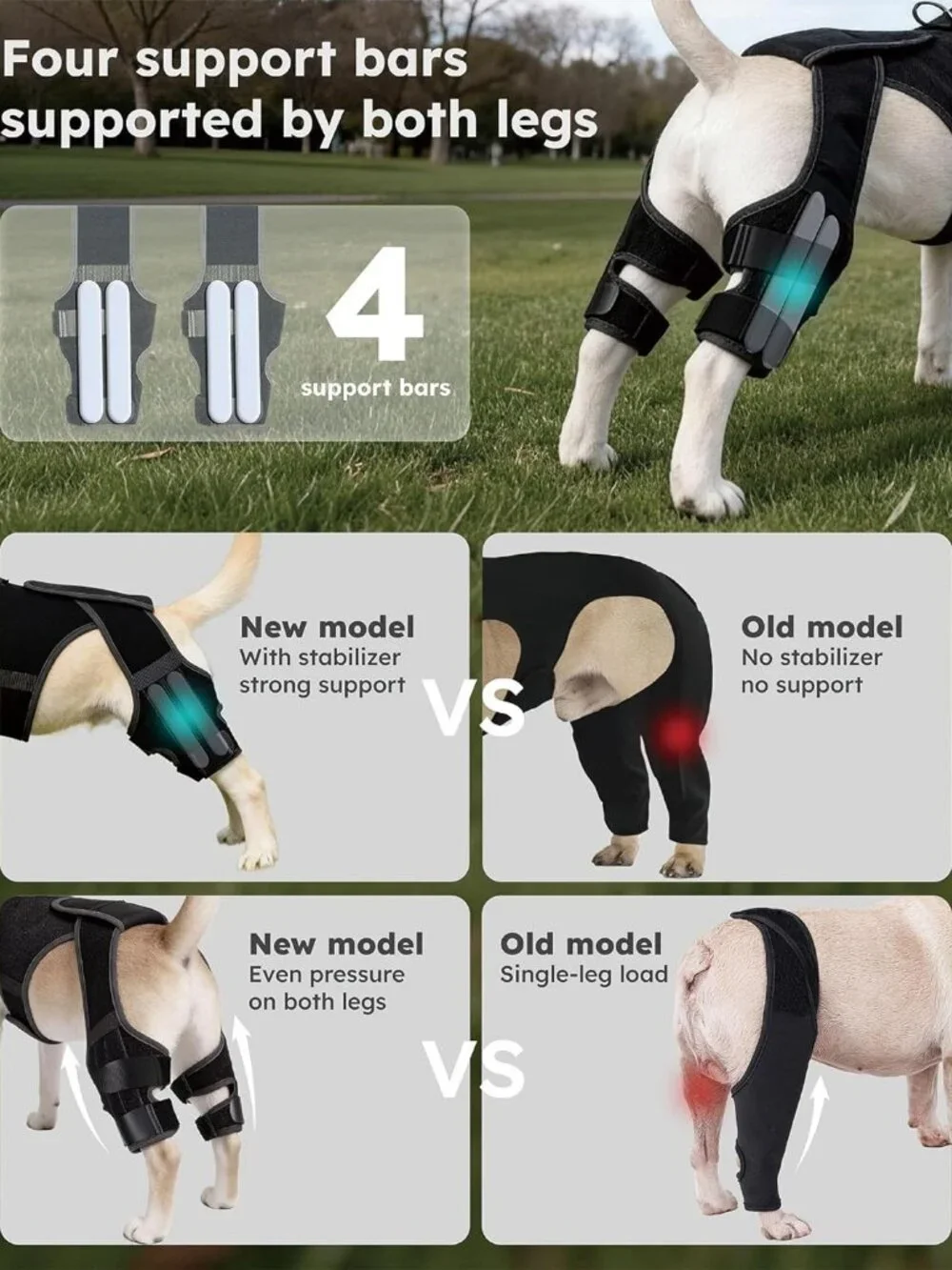 Dog Knee Brace for Torn ACL/CCL Hind Leg